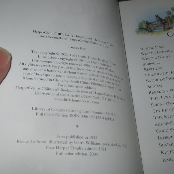 Laura Ingalls Wilder Paperback books - Farmer Boy / Little House on the Prairie - Picture 7 of 8